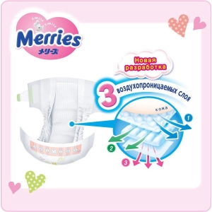 Merries Diapers NB