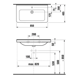 Lavabo Jika Cubito 810426