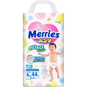 Pañales Merries Pants L / 44 pcs