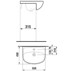 Lavabo Jika Lyra Plus 813382