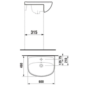 Lavabo Jika Lyra Plus 813383