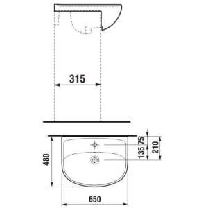 Lavabo Jika Lyra Plus 813384