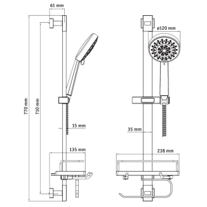 Deante Quadro NCQ 051K