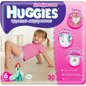 Pañales Huggies Pants Girl 6 / 30 pcs