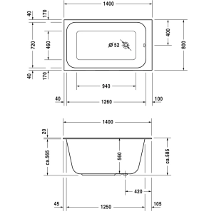 Duravit DuraStyle 170x75