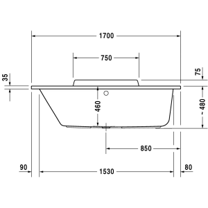 Duravit DuraStyle 170x75