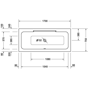 Duravit DuraStyle 170x75