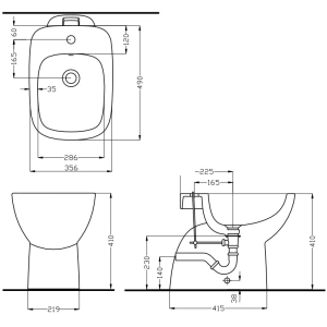 Bidé Kolo Style L25000