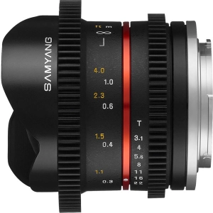 Samyang 8mm T3.1 Cine UMC Fish-eye II VDSLR