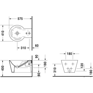 Ser Duravit Starck 1 027415