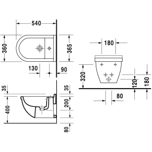 Sea Duravit Starck 3 223015