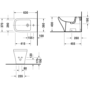 Ser Duravit DuraStyle 228310