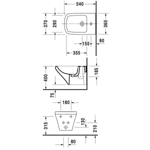 Ser Duravit DuraStyle 228715