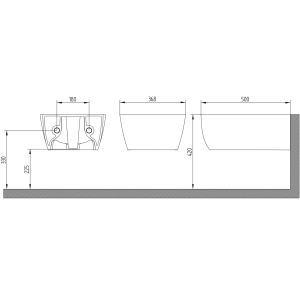 Bidé AeT Motivi Dot S552