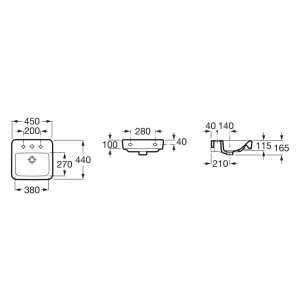 Roca Senso Square 32751B