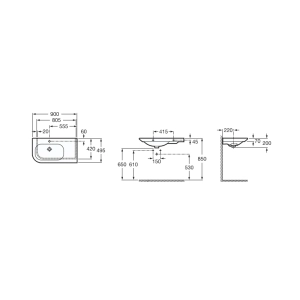 Lavabo Roca Nexo 327648