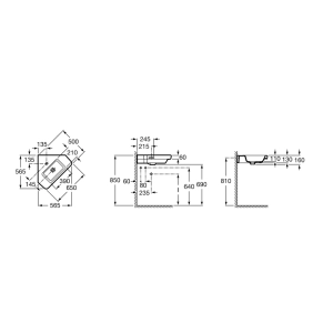 Lavabo Roca Dama 32778C