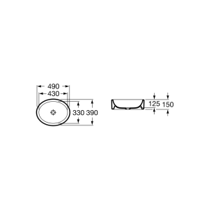 Lavabo Roca Fuego 32722E