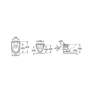 Inodoro Roca Victoria A34630300R