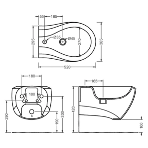 Ser ArtCeram Blend BLB001