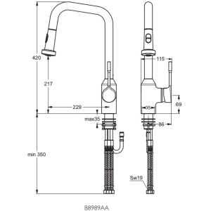 Ideal Standard Retta B8989AA