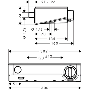 Hansgrohe ShowerTablet Select 13171000