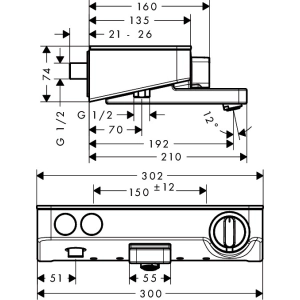 Hansgrohe ShowerTablet Select 13151000