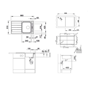 Blanco Axis II 45S-IF 516527