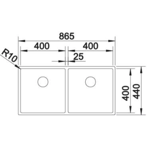 Blanco Claron 400/400-U 517231