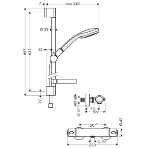 Hansgrohe Croma 100 27086000