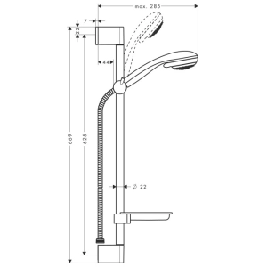 Hansgrohe Crometta 85 27764000