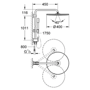 Grohe Rainshower System 400 27175000