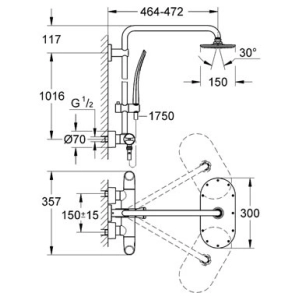 Grohe Rainshower System 310 27472000