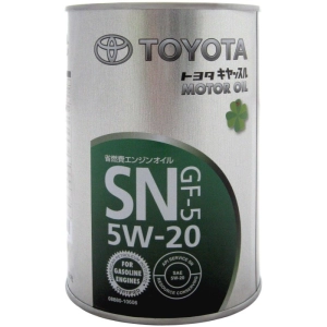 Aceite de motor Toyota Castle Motor Oil 5W-20 SN 1L