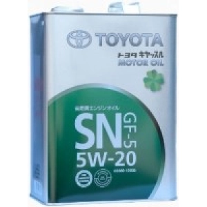 Aceite de motor Toyota Castle Motor Oil 5W-20 SN 4L