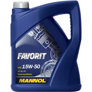 Aceite motor Mannol Favorit 15W-50 5L