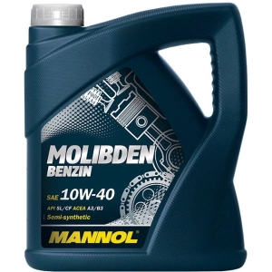 Aceite motor Mannol Molibden Benzin 10W-40 4L