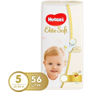 Pañales Huggies Elite Soft 5 / 56 pcs