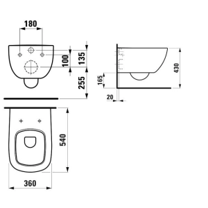 Inodoro Laufen Palomba 8208010000001