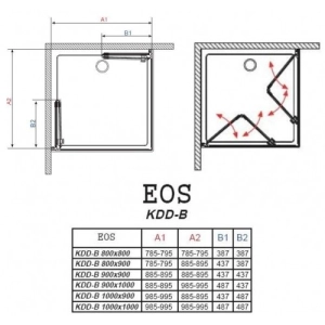 Radaway Eos KDD-B 80x80