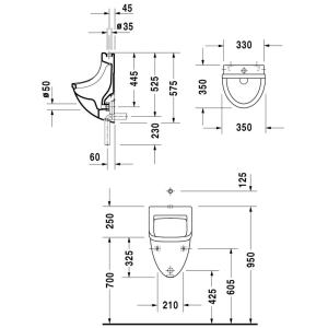 Urinario Duravit Starck 3 082235