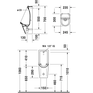 Urinario Duravit Starck 3 082725