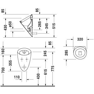 Urinario Duravit Starck 1 083432