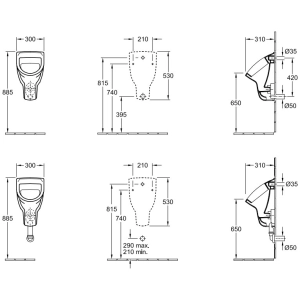 Urinario Villeroy y Boch Omnia classic 752700