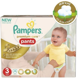 Pañales Pampers Premium Care Pants 3 / 28 pcs