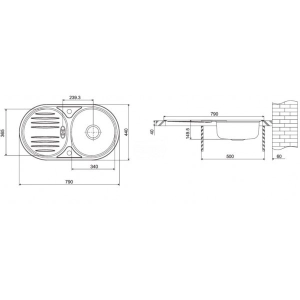 Franke Baltic BTN 614 101.0056.784