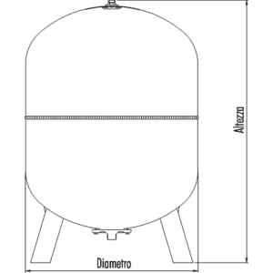 Acumulador hidráulico Aquasystem VAV 50