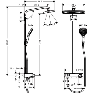 Hansgrohe Raindance Select 27287000