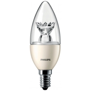 Bombilla Philips LEDcandle B39 CL D 6W 2700K E14