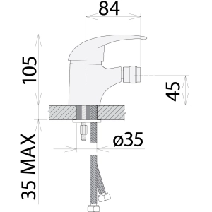 Mezclador Welle Abby UV46362D